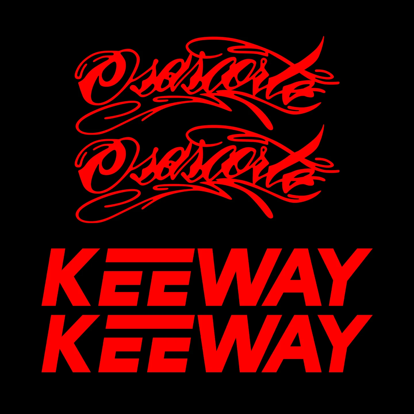 For KEEWAY RKS 125 150 Superlight K-Light 200 Vieste XDV Reflective Motorcycle Stickers Osascorte Moto Vinyl Accessories Decals