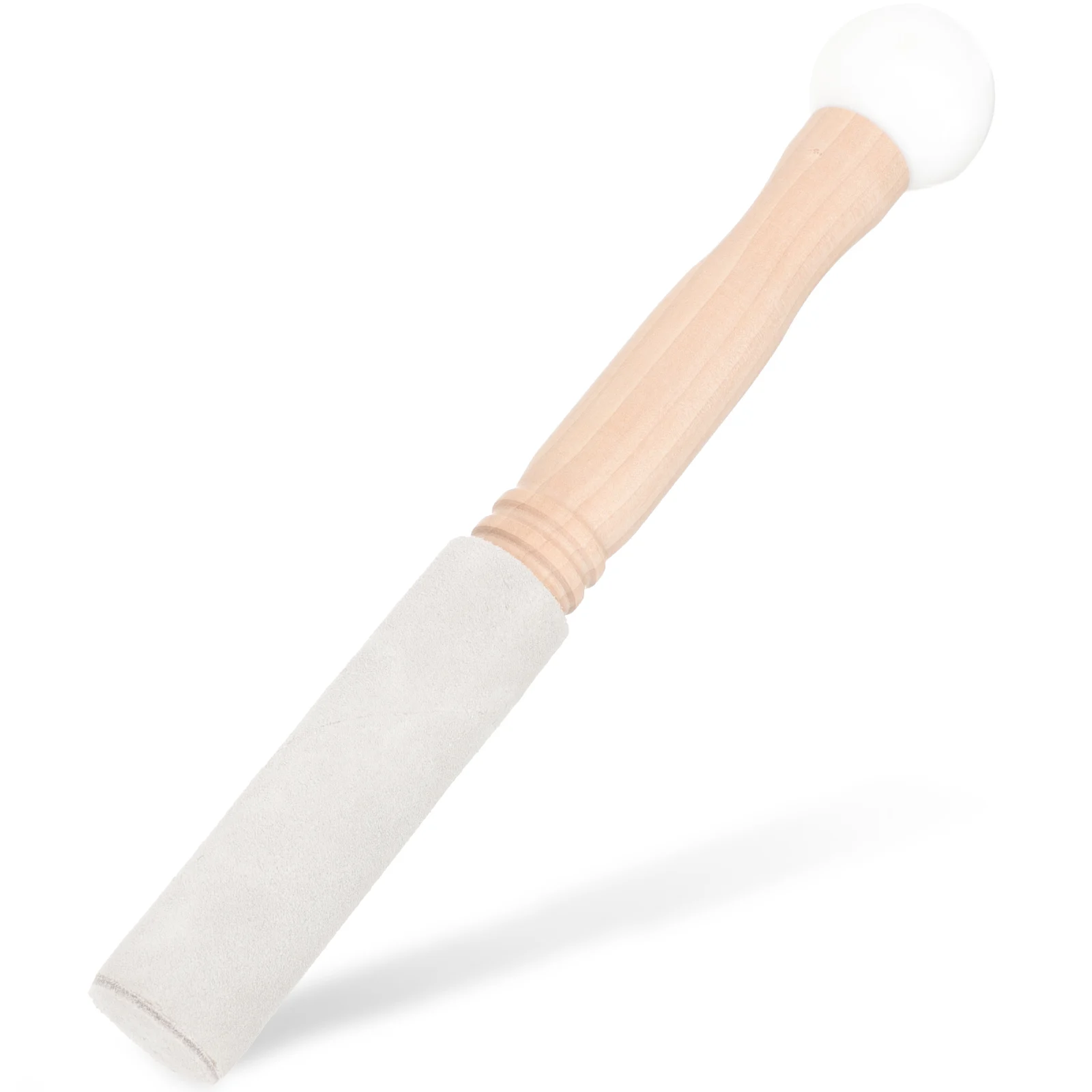 

Suede Sheepskin Rubber Belt Mallet for Sound Bowl Music Singing Striker Healing Parts Accessories Wooden Chanting Tibetan