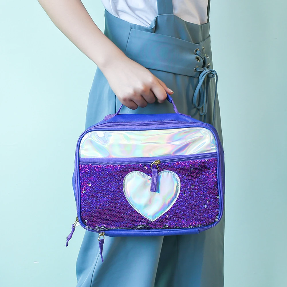 

Portable Lunch Insulation Package Aluminum Foil Food Picnic Thermal Bag Meal Preservation Storage Bag Stylish Design Office