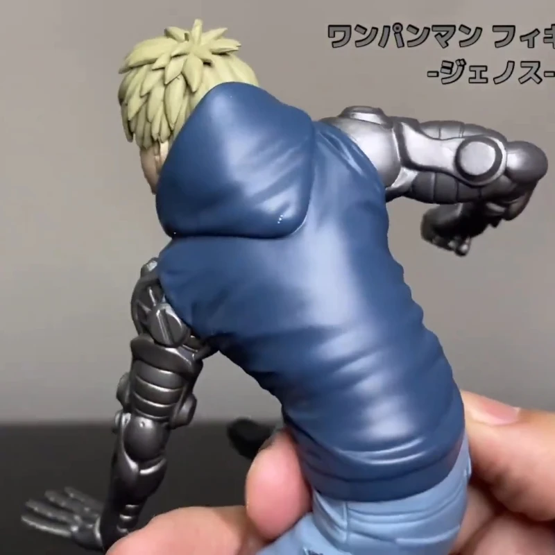 جديد الأصلي بانداي بانبريستو واحد لكمة رجل جينوس أنيمي عمل أرقام نموذج الحلي هدية لمحبي أنيمي هدية واقعية الشكل #4