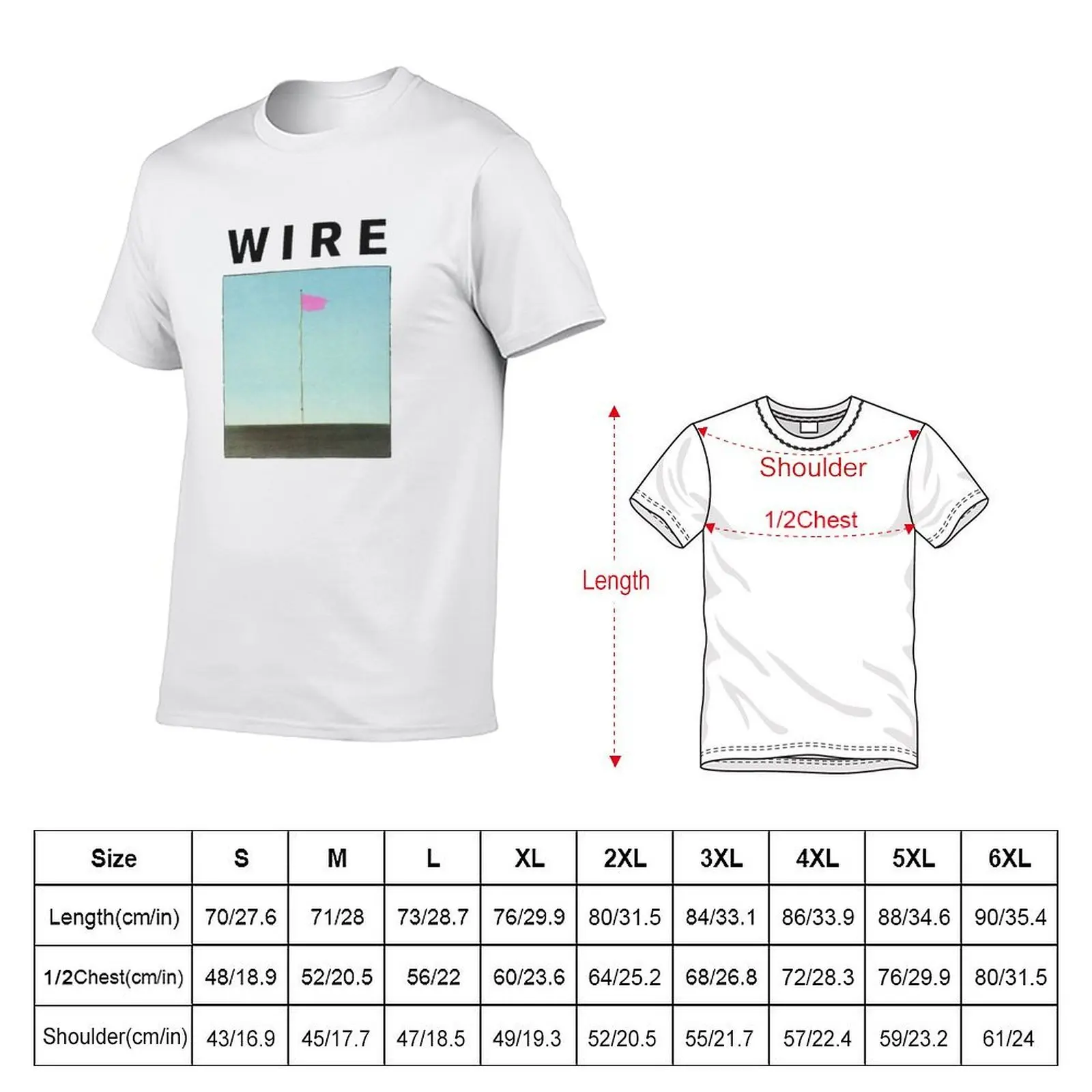 Wire Flag SY T-Shirt printed t shirts for man funny t shirts cotton t shirt for man T-shirt