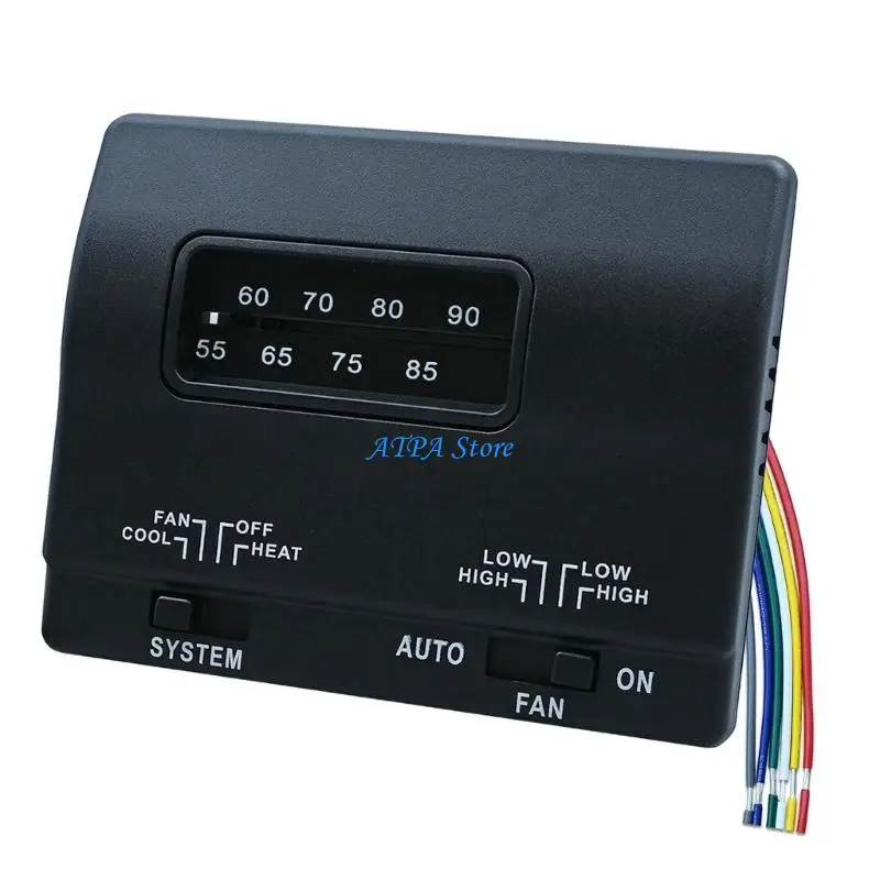 

U13C Single Stage Temperature Regulator 7330F3852 RVs Air Conditioner Thermostat Single Stage Heating/Cooling Control