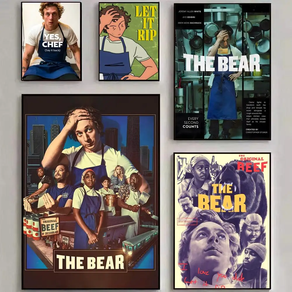 The Bear Show Self-adhesive Art Poster HD art sticky wall waterproof home living room bedroom bar aesthetic decoration