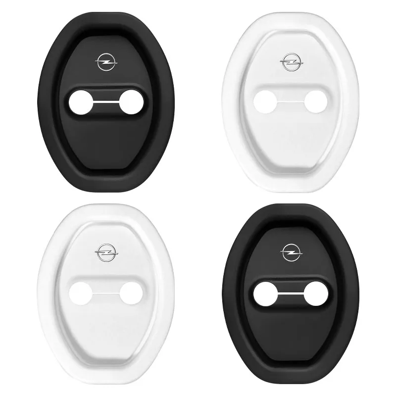 Mute Damping Cushion Silicone Car Door Lock Buckle Cover For Opel insignia Astra H G J Antara vectra Vivaro corsa c d zafira b
