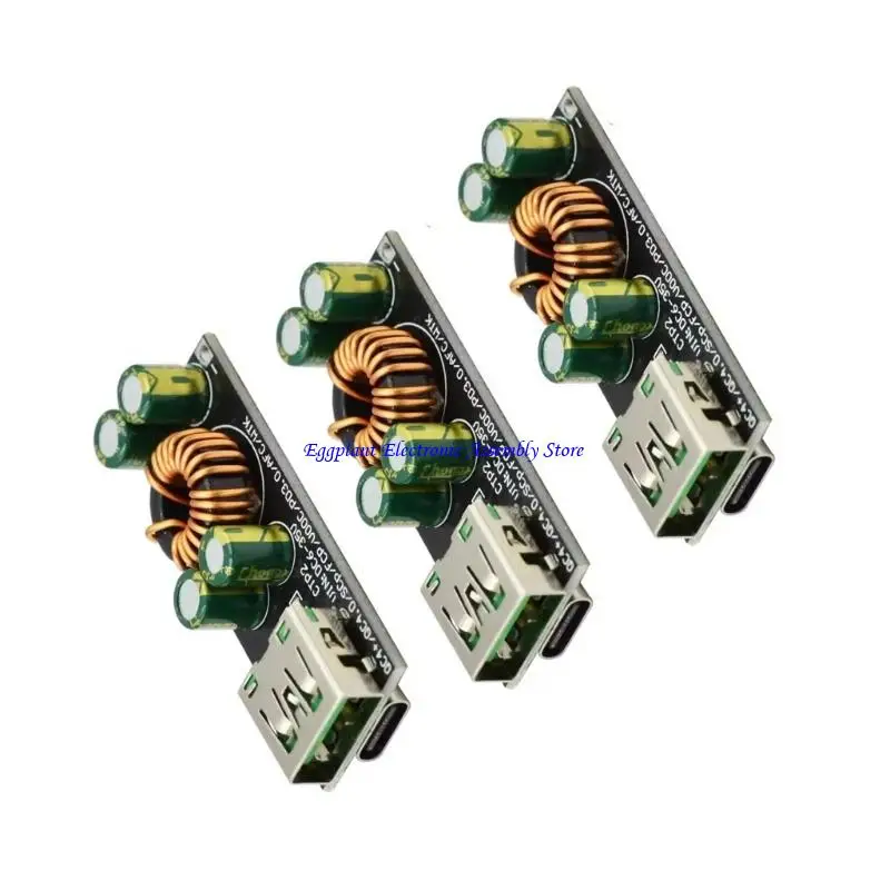 E28D Advanced 60W Charging Module MultiDevice Compatible PD3.0 QC4Protocols 35V Most Input Compactly Designs Power Module