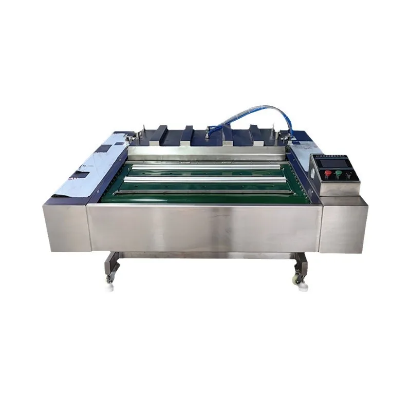 Corn rolling continuous vacuum packaging machine, rice dumpling vacuum sealing machine