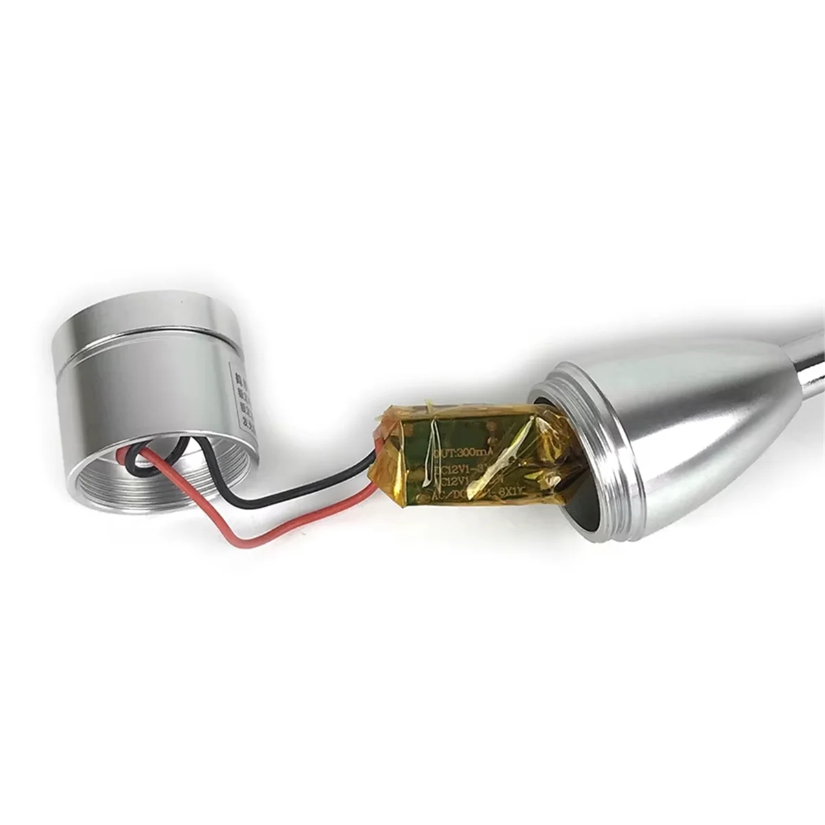 EULM 3WAC 12 В 24 В светодиодный светильник для инструментов, гибкий 30 см светодиодный рабочий светильник для мастерской, серебристый для станков с ЧПУ, сварочный аппарат