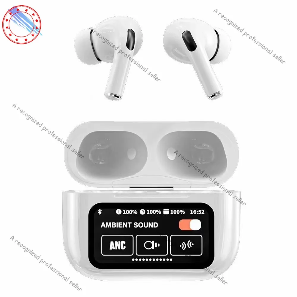 

Гарнитура с цветным экраном, высота 2024, с A8pro A9proANC, шумоподавлением, умная Bluetooth-гарнитура с сенсорным экраном