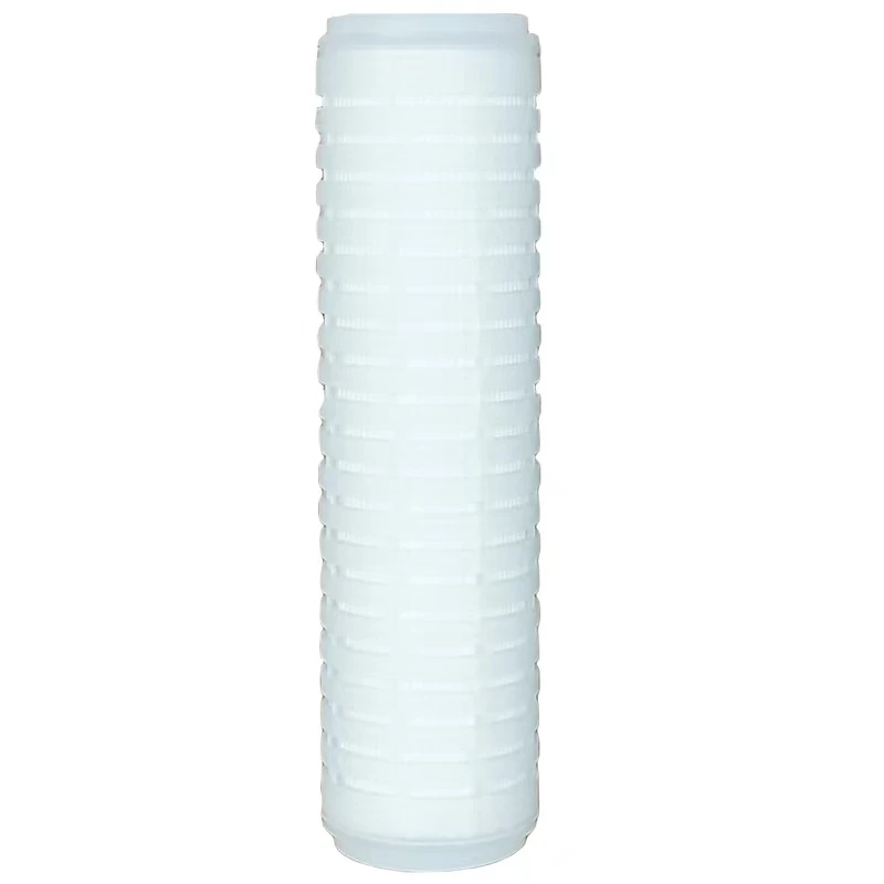 

Pleated Filter Cartridge Reinforced Washable Filter Element 10 Inches 5 Micron Homebrew Beer Filtering Equipment Wine Filter