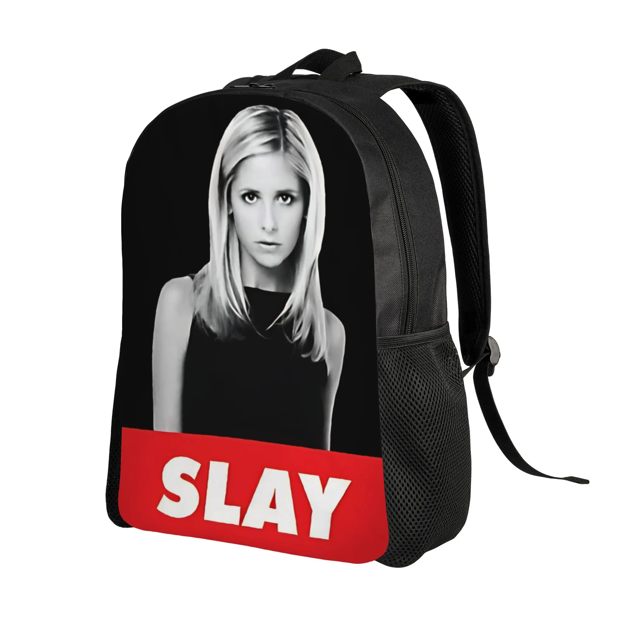 Buffy the Vampire Slayer Backpack for Men Women Cool Student Hiking Travel Daypack Horror Movie College Shoulder Bag Gift