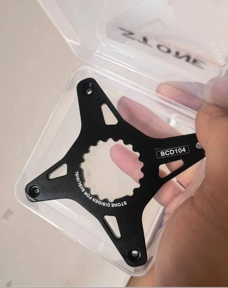 

Bicycle Crank Spider Chainring Adapter Spider For Cannondal Crank Convert to BCD104 4 Bolt