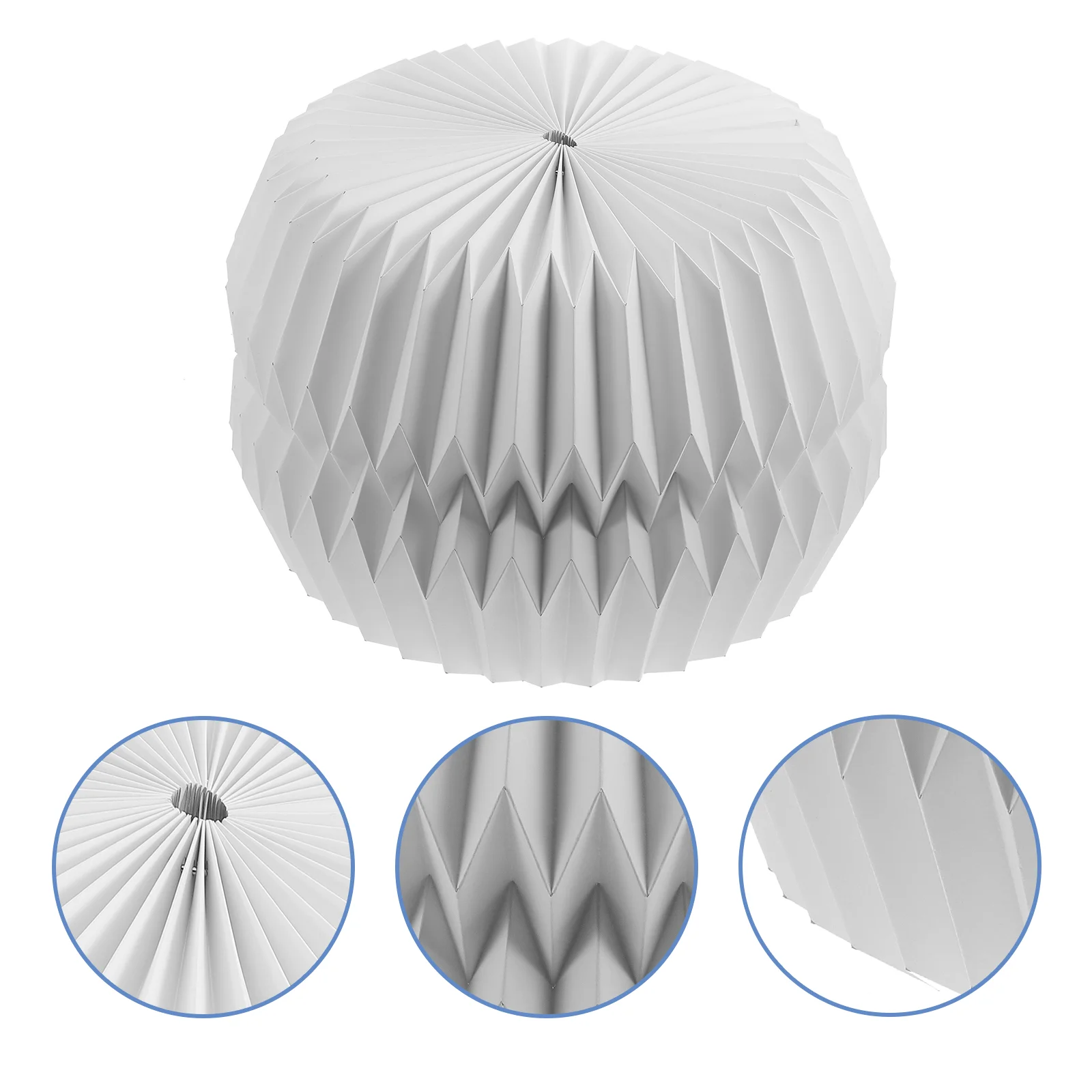 

Origami Lantern Shade Lamp Cover Hanging Lampshade Paper Endurable Light Decor Accessory Magnet Romantic Atmosphere