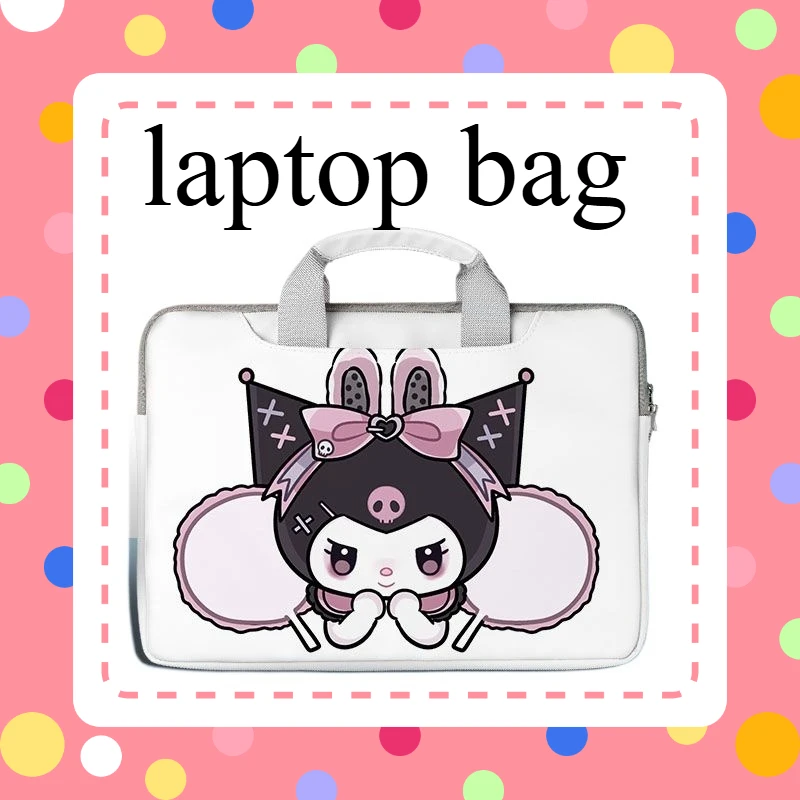 

Sanrio Hello Kitty Pachacco Kuromi Laptop Bag Cute Large Capacity Tablet Organizer Cartoon Handbag Laptop Case 11 13 14 15 16in
