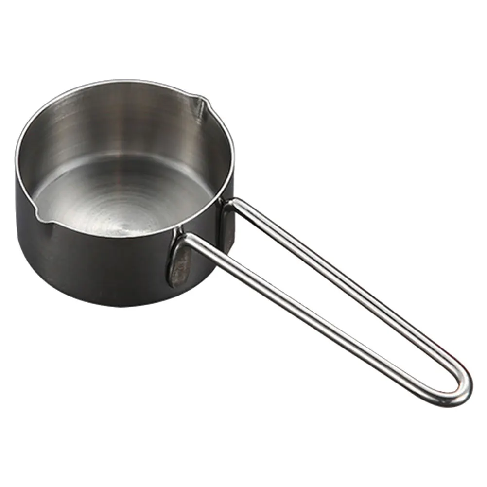 

Baking Measuring Cups Spoons 1/4CUP 60ml Silver Stainless Scoop Tea Tool Reusable Kitchen Accessories