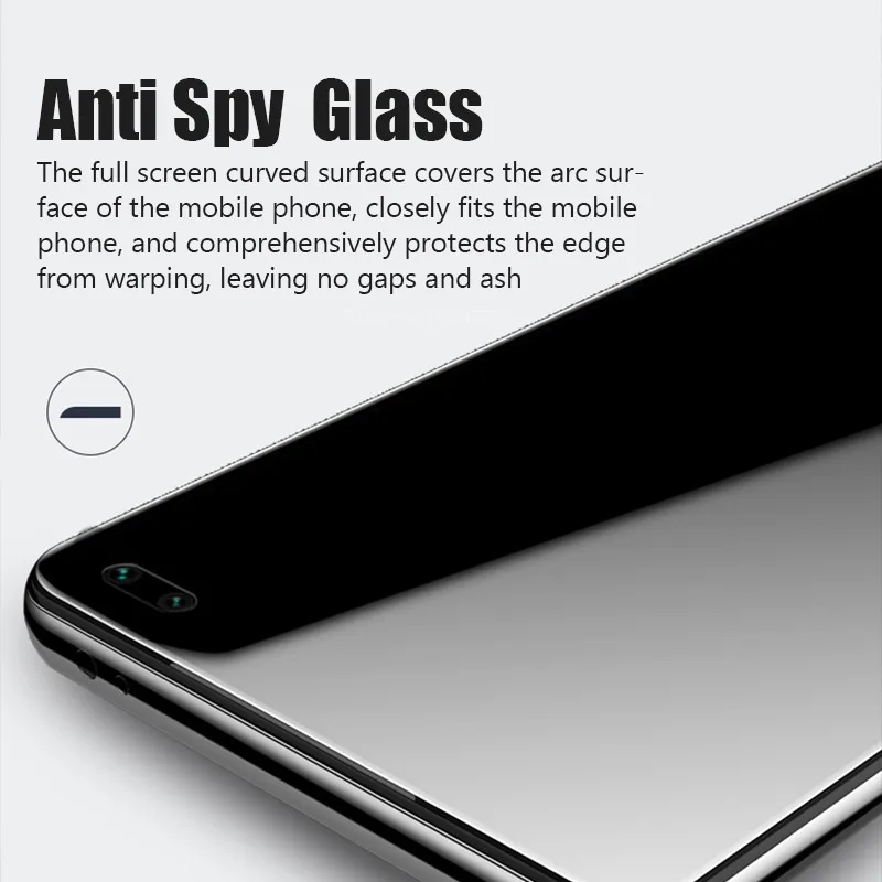 4Pcs Anti-Spy Screen Protector For Redmi Note 13 12 11 10 Pro 9 8 Plus 5G Privacy Tempered Glass For Redmi 10C 10 9A 9C Note 11S