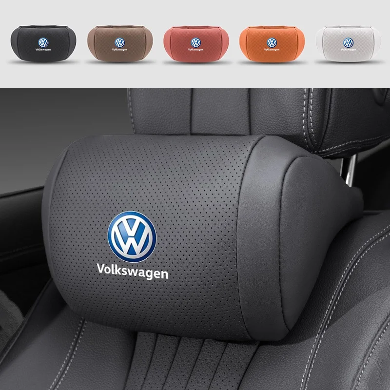 Autositz-Nackenkissen aus Memory-Schaum, Kopfstützenzubehör für Volkswagen VW Polo Golf GTI CC Tiguan Arteon Passat Jetta Touareg ID.3