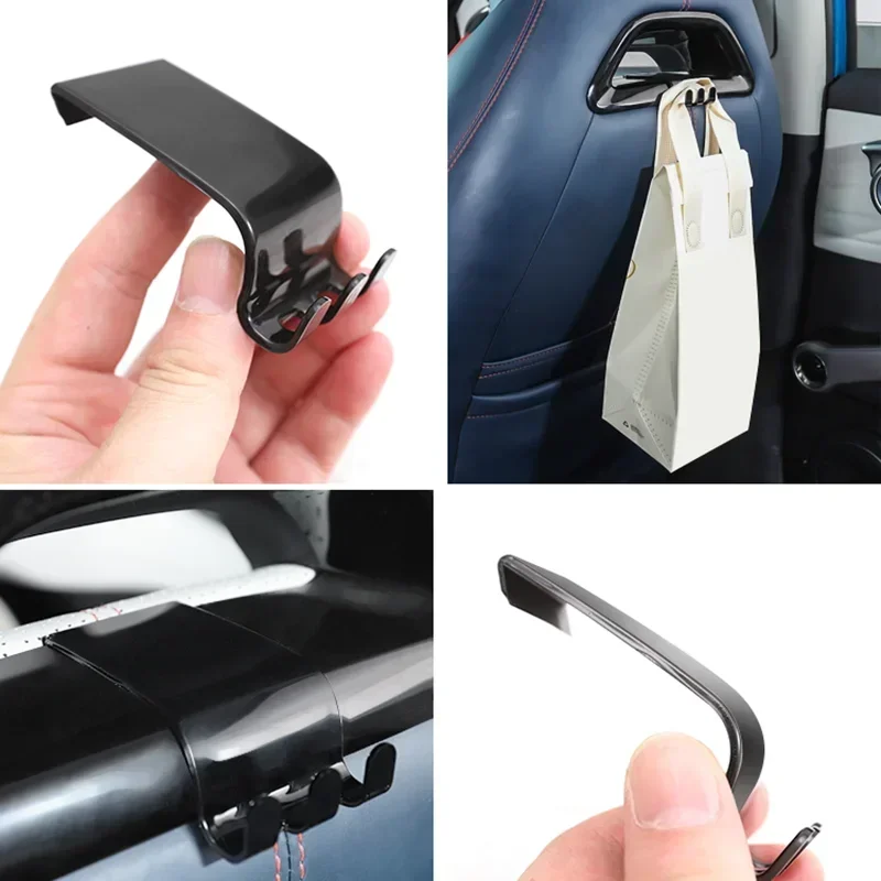 Car Seat Back Hooks Rear Hanger Hook for BYD Atto 3 Yuan Plus Interior Accessories 2022-2023