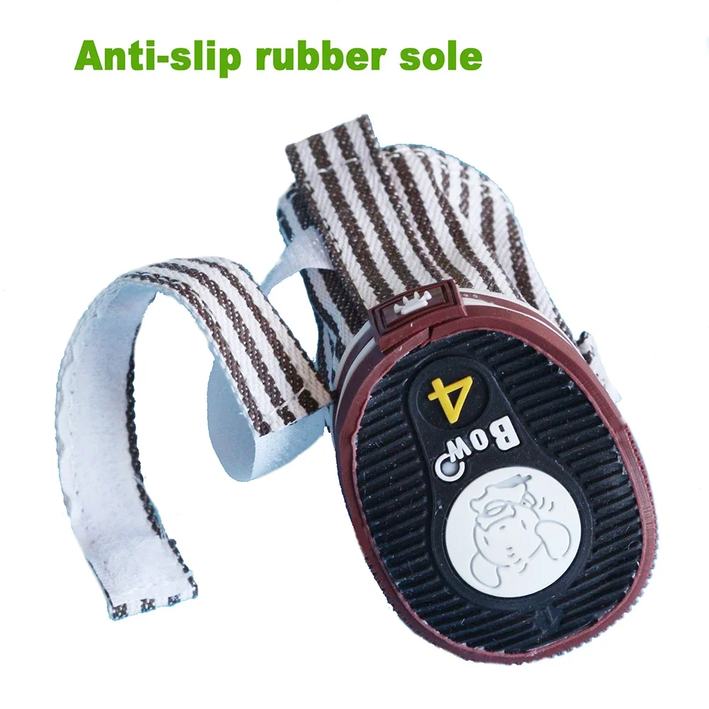 Pet Dog Anti-slip Shoes Puppy Sneakers Breathable Booties Outdoor Casual Canvas Sneakers for Teddy Small Middle Dogs 4Pcs/set - view 2