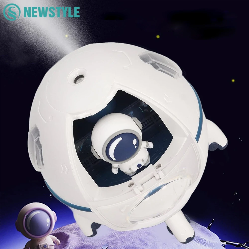 

Увлажнитель воздуха с космонавтом, симпатичная ракета, эфирные масла USB, Ароматический диффузор большой емкости, увлажнитель и красочное освещение