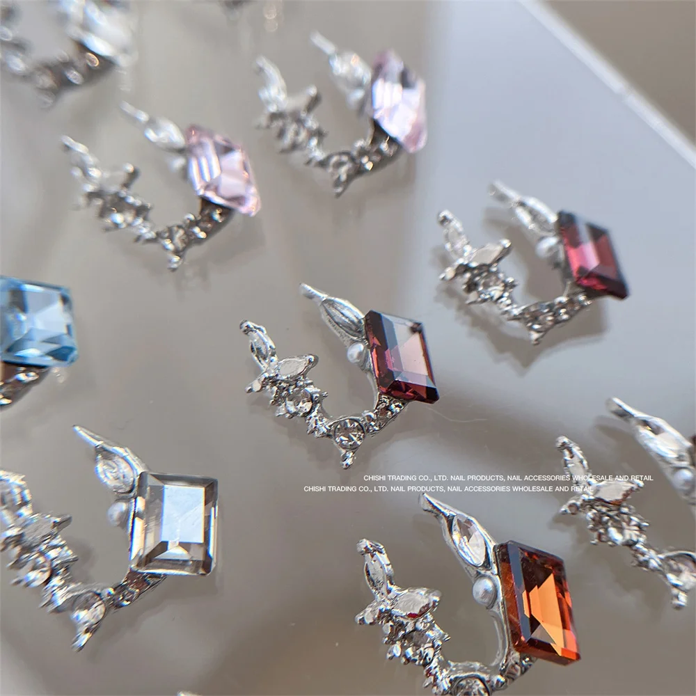 Простой и стильный прямоугольный стек для сверления Удобные и практичные аксессуары для ногтей Праздничный дизайн Удобно носить