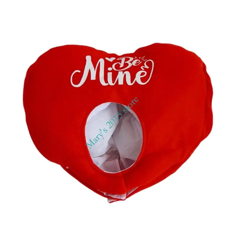 

E15F Breathable Heart Costume Headpiece Photography Prop Adjustable Strap For Adults Theme Parties Role Play