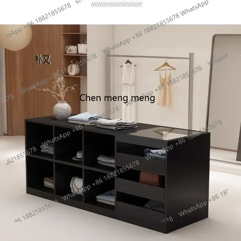 D5556 s6601 Clothing store Nakajima checkout page cabinet with glass ornaments jewelry display cabinet flowing water display bar