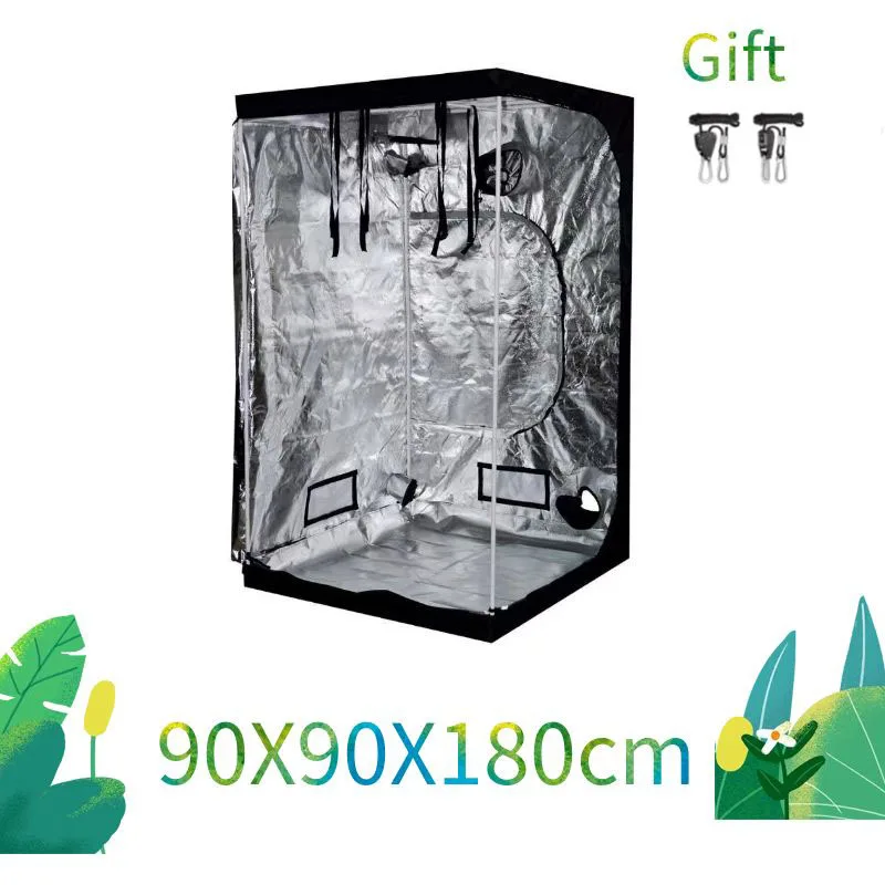 

High Quality 90X90X180CM 600D Indoor LED Tent Grow Growing System Environmental Water-Proof For Indoor GardenPlant Growing