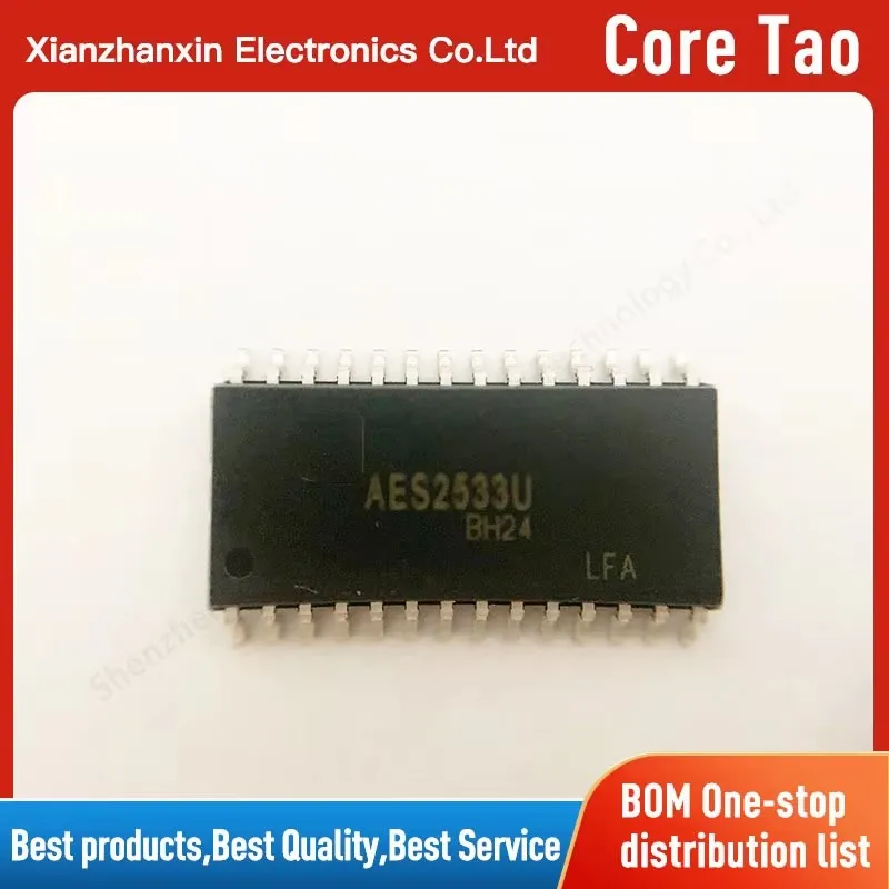 5PCS/LOT AES2523T AES2533U AES2523 AES2533 SOP28 Telephone lines/h-f lines of IC
