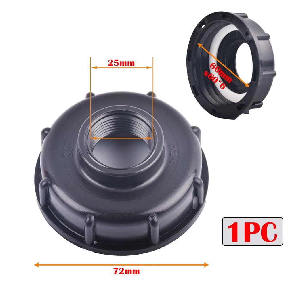 For Car Washing Connecting Hose IBC Drain Adapter Garden Irrigation 1 3 4 Inch Thread Connector 3 4 Inch Female Thread