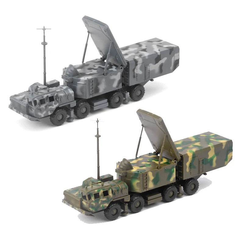 

1:72 s300 Surface-To-Air Missile Car Assembled 4d Model Simulation Military Decoration Diy Assembled Toy Boy Gift A36