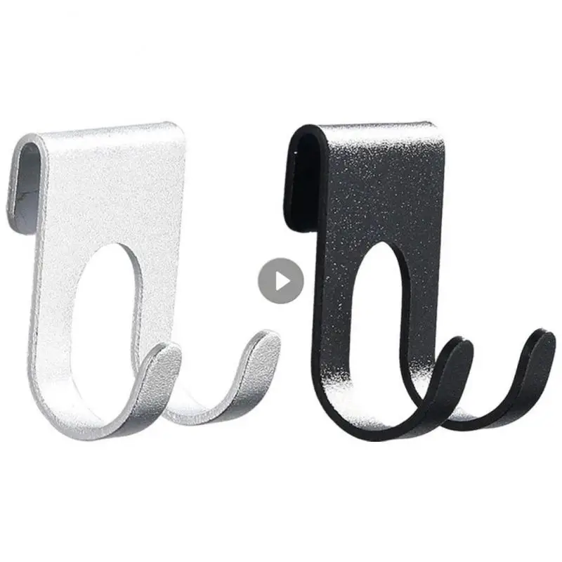 

Aluminum Hook Versatile Wall Mounted Multi-function Shower Glass Door Hook Durable And Stable Plug Rack Hooks Antirust