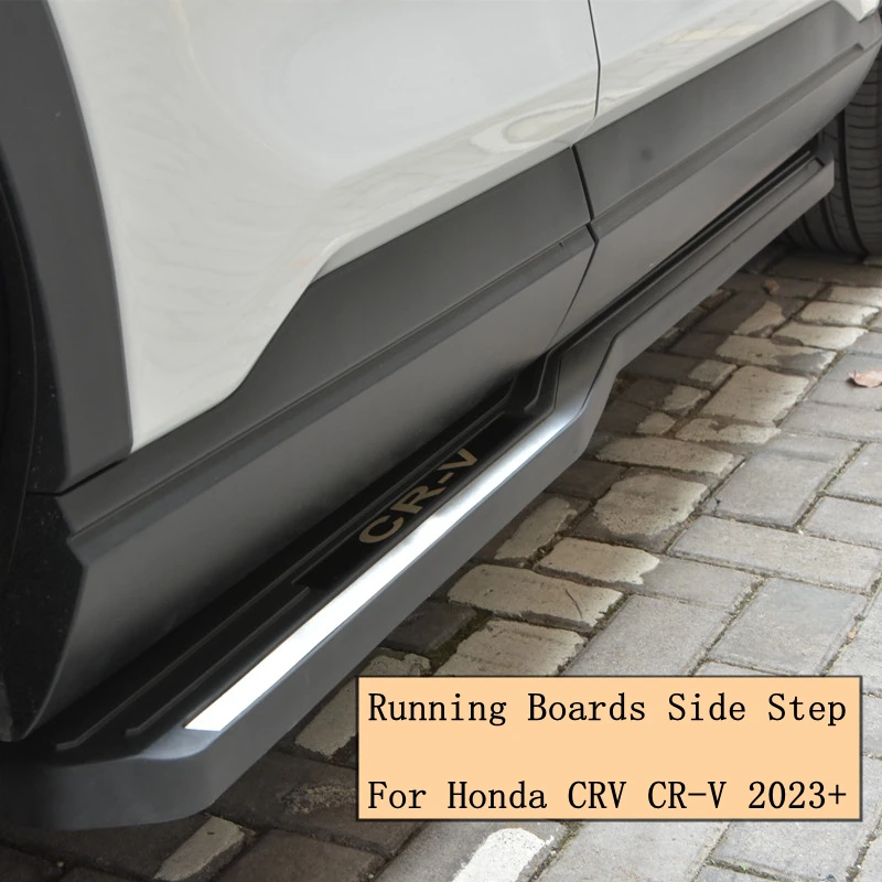 Running Boards Side Step Bar Pedals For Honda CRV CR-V 2023 2024 High Quality Nerf Bars Auto Accessories