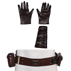 Knight Anakin Gloves Belt Movie Space Battle Cosplay Fantasy Costume Accessories Men Fantasia Props Male Halloween Party Gifts