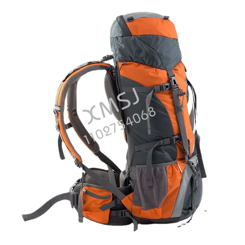 

70L Rucksack Outdoor Hiking Backpack Nylon Waterproof Travel Backpack Aluminium Alloy External Frame Sports Backpack