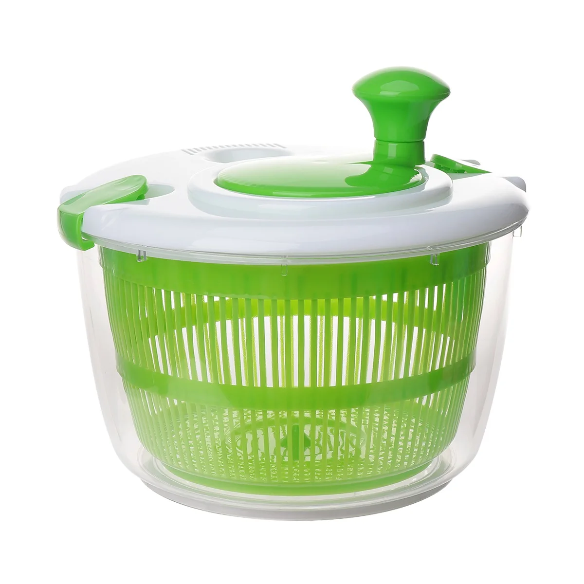 

Vegetable Dehydrator Manual Salad Dryer Handheld Household Spinner Fruit Drain Basket