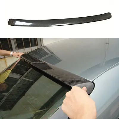 Carbon Fiber Rear Roof Spoiler Wing For Audi A4 B8 S line S4 Standard Sedan 4 Door 2009 - 2012 Car Rear Roof Wing Spoiler FRP