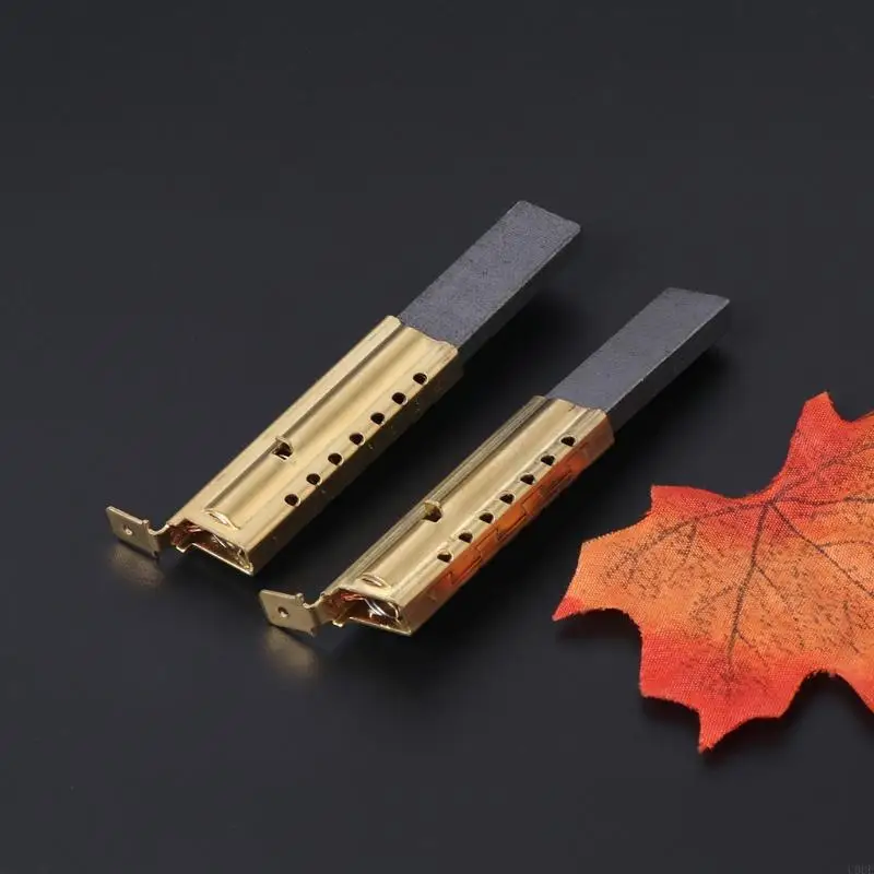 U0DE 1 par cepillos inserción carbono para Motor lavadora útiles L94MF7 para