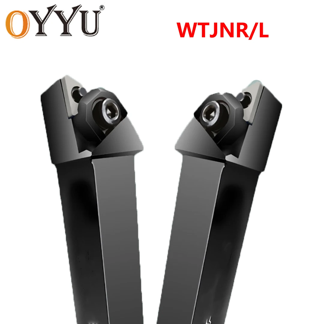 

OYYU WTJNR2020K16 WTJNL WTJNR 1616H16 WTJNR2525M16 External Triangul Tools Holder TNMG Carbide Inserts Lathe Cutting Tools Set
