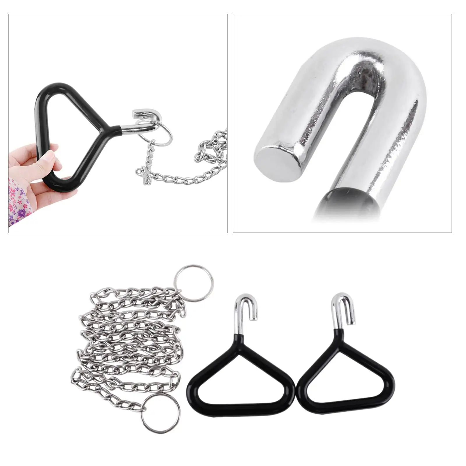 

Cattle Ob Chain Puller Leg Catch Kit Sturdy Rust Proof Wide Application 59 inch Chain Goat Forceps for Dairy Farm Rancher