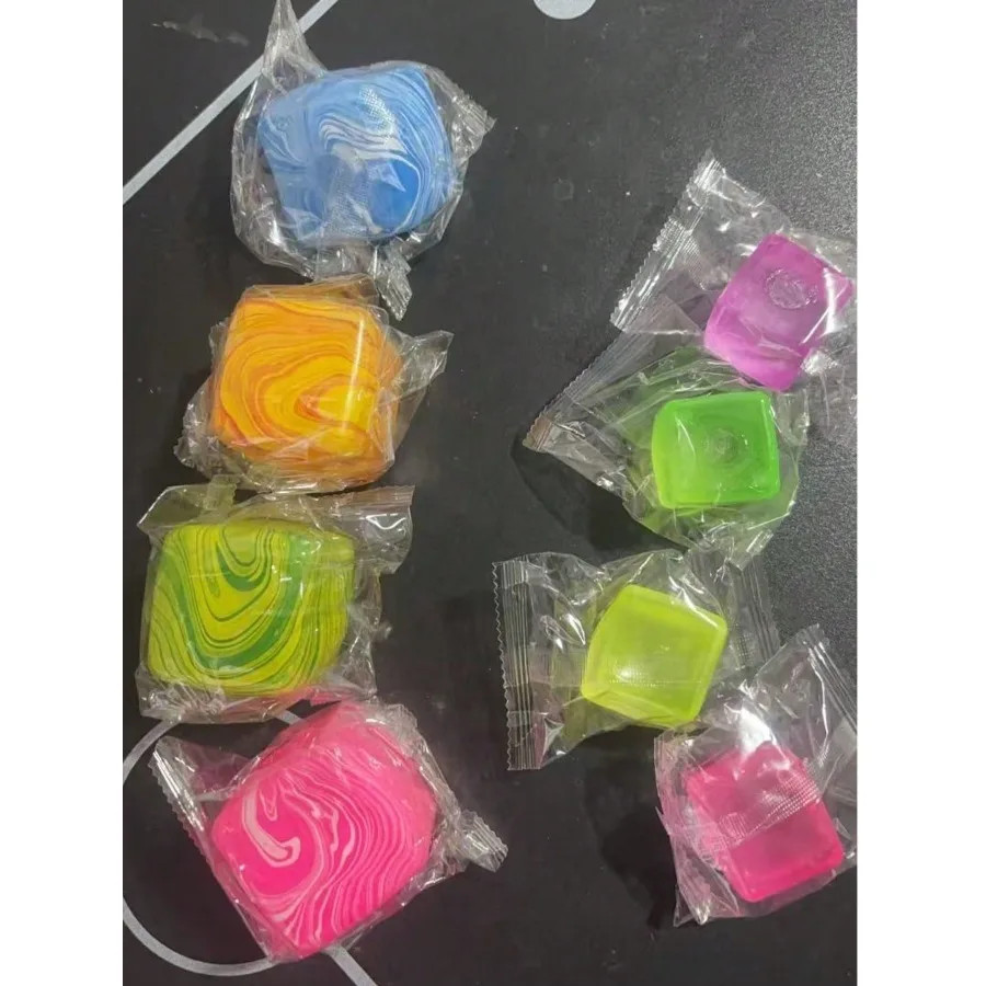 Nuevo Juguete Antiestrés de Imitación de Cubo de Hielo de Rebote Lento 2026, Equipo de Juego, Juguete Sensorial, Juguete Fidget Suave, Cubo