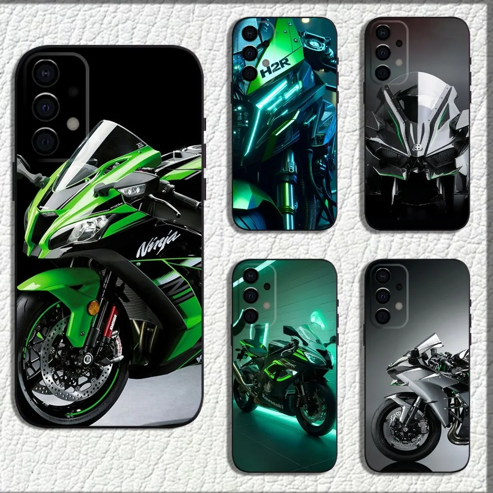 

Cool Motorcycle H2R K-Kawasakies-S Phone Case For Samsung Galaxy A13,A21s,A22,A31,A32,A52,A53,A71,A80,A91 Soft Black Shell