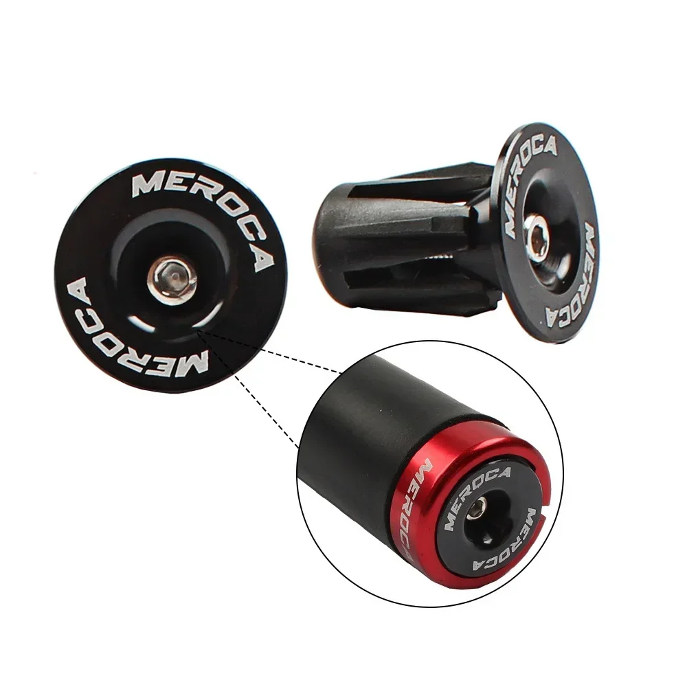 

Bicycle Bar End Cap Plug Bike Grips Cap Plugs Handlebar Grips Kit MTB Mountain Bike Road Bike 1 Pairs Aluminum Alloy