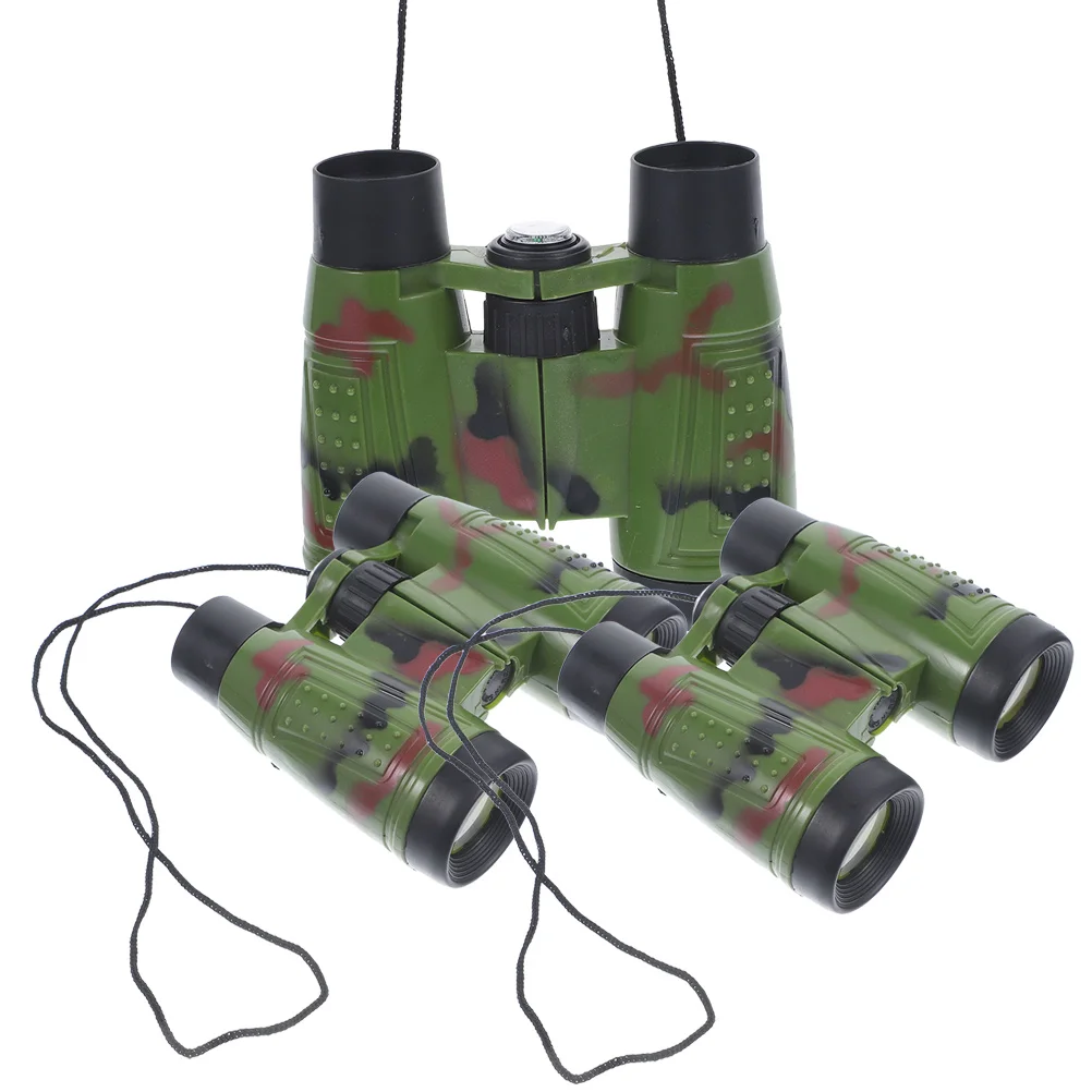 3 Pcs Outdoor Toys Telescope for Bird Watching Pirate Cruise Must Haves Essentials Mini Camouflage Compact Travel