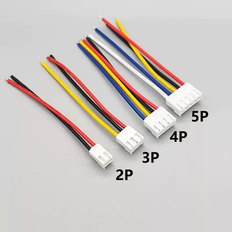 VH 3.96mm Pitch Single Head Wires 2P 3P 4P 5P 6P 8P 10Pin VH3.96 Female Plug Connector Wire Cable 10CM 20CM 30CM 22AWG