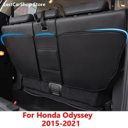 Car Rear Row Seat Anti-Kick Pad First Second Third Seats Cover Protection Mat for Honda Odyssey 2021 2016 2017 2018 2019 2020