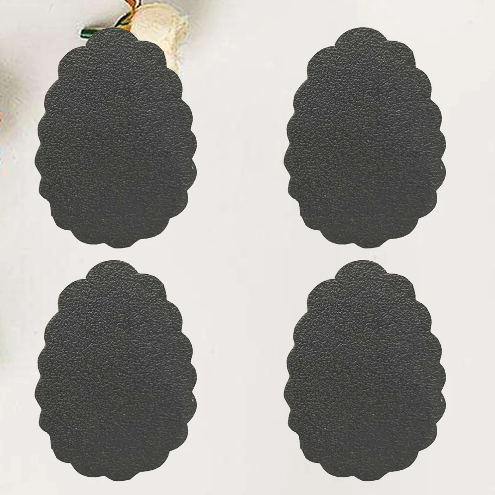 

4 Pcs Non-slip Insoles Shoes Women Rubber High-heeled Pads Half Anti-slip Forefoot Cushion Stickers