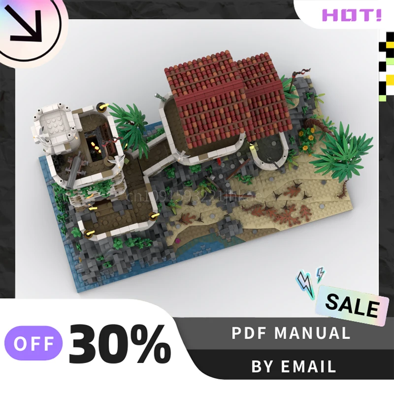 [5101PCS] MOC Personalizzato Vecchia Guardia Casa e Torre Blocchi di Costruzione Creativi Set STEM Giocattoli Educativi Kit Modello di Costruzione FAI DA TE