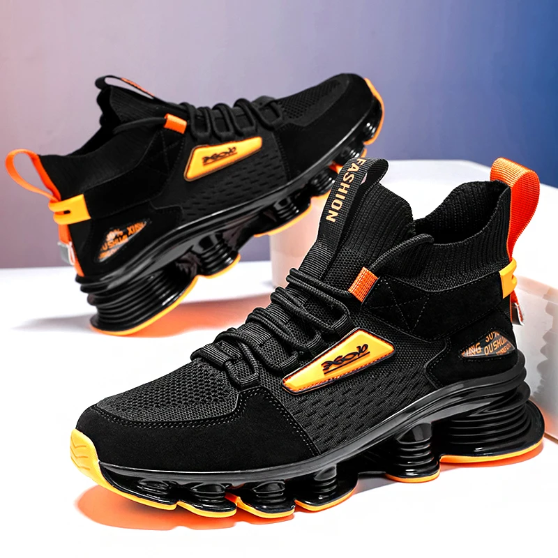 

Men's high-quality casual sneakers Four seasons mesh breathable lightweight shock-absorbing running shoes outdoor sports shoes