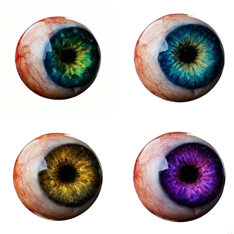 97BC Realistic Figure Resin Eye Decor Sculpture Ornament For Theme Party