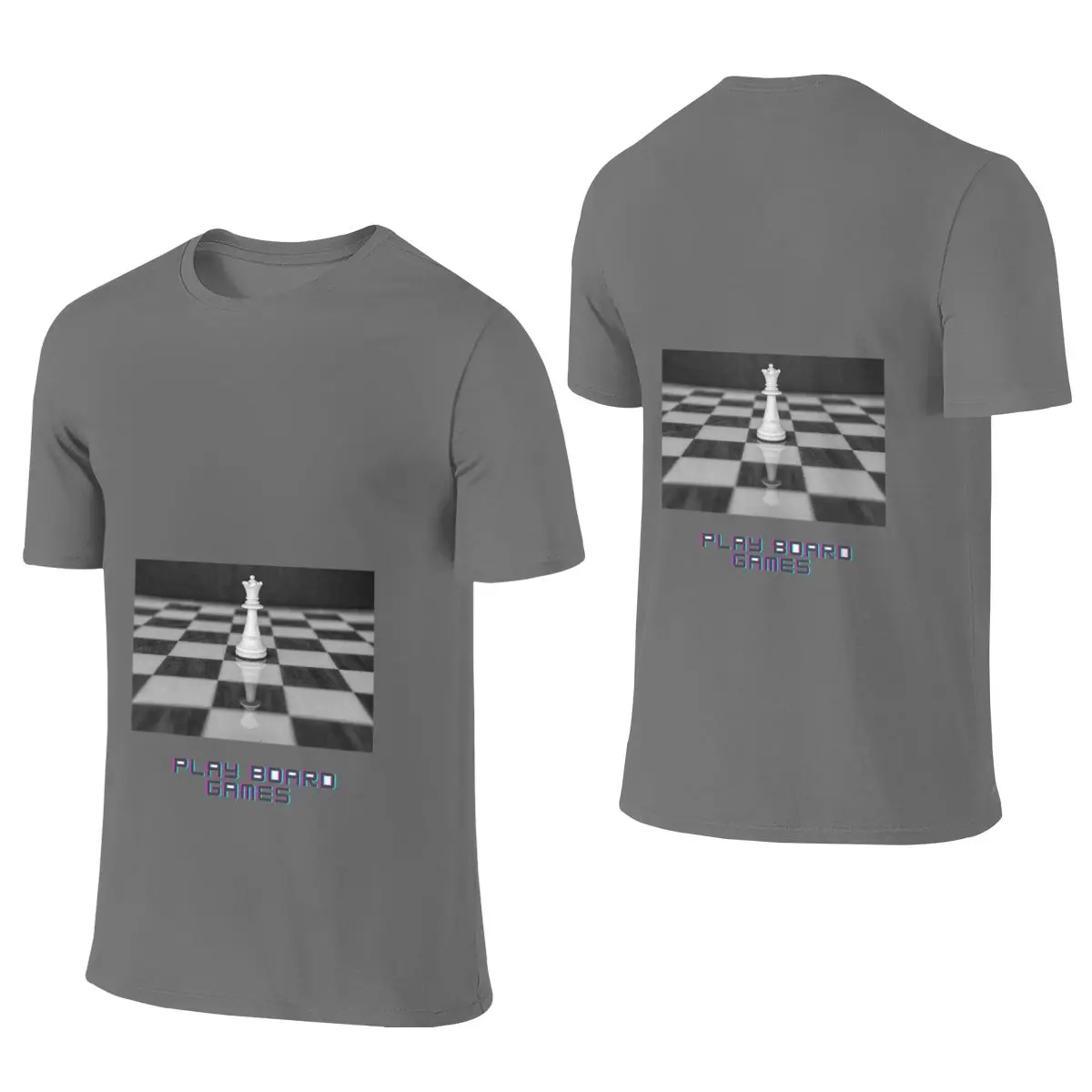Play Board Games Unisex Reversible T-shirt Commuting Vibe High Cost-Performance Shirt